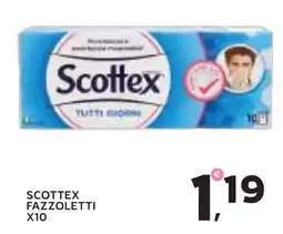 Extra Supermercati Scottex fazzoletti offerta