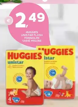 Extra Supermercati Huggies unistar pannolini offerta