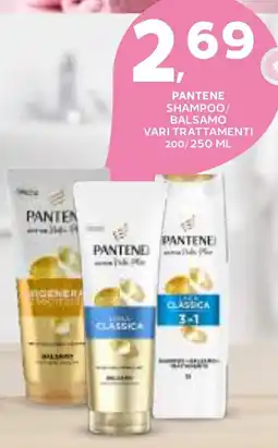 Extra Supermercati Pantene shampoo/balsamo vari trattamenti offerta