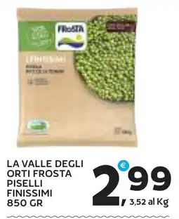 Extra Supermercati La Valle degli Orti Frosta Piselli Finissimi offerta