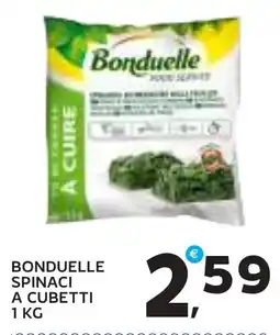 Extra Supermercati Bonduelle spinaci a cubetti offerta
