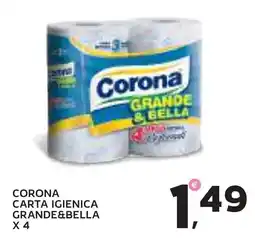 Extra Supermercati Corona carta igienica grande & bella offerta