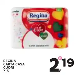 Extra Supermercati Regina carta casa cuori offerta