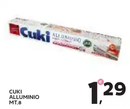 Extra Supermercati Cuki alluminio offerta
