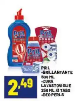 Risparmio Casa Pril brillantante cura lavastoviglie deo pearls offerta