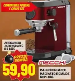 Risparmio Casa Macchina caffè macinato e cialde Necchi offerta