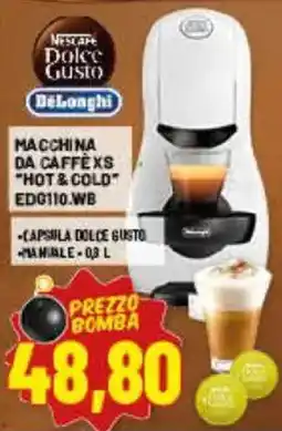 Risparmio Casa Macchina da caffè xs hot & cold offerta
