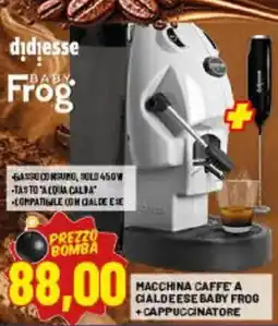 Risparmio Casa Macchina caffè a cialde Cialdeese Baby Frog offerta