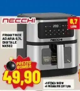 Risparmio Casa Friggitrice digitale Necchi offerta
