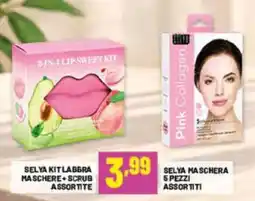 Risparmio Casa Selya kit labbra maschere + scrub assortite offerta