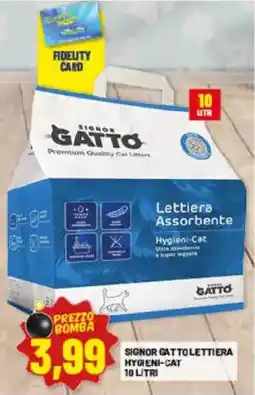 Risparmio Casa Signor Gatto lettiera Hygieni-cat offerta