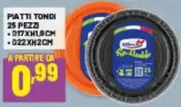 Risparmio Casa Piatti tondi Re-Usable offerta