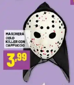 Risparmio Casa Maschera cold killer con cappuccio offerta