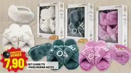 Risparmio Casa Set ciabatte + mascherina notte offerta