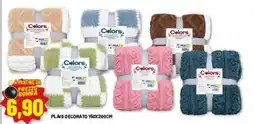 Risparmio Casa Plaid decorato Colors offerta