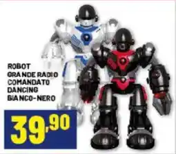Risparmio Casa Robot grande radio comandato dancing bianco-nero offerta