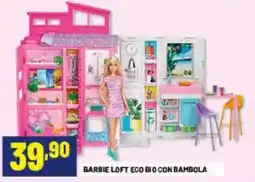 Risparmio Casa Barbie Loft Eco Bio con bambola offerta