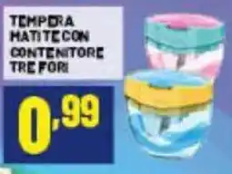 Risparmio Casa Tempera matite con contenitore tre fori offerta