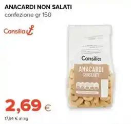 Oasi Anacardi sgusciati Consilia offerta