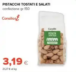Oasi Pistacchi tostati e salati Consilia offerta