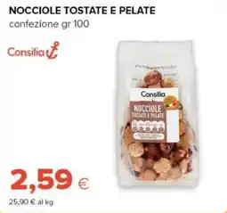 Oasi Nocciole tostate e pelate Consilia offerta