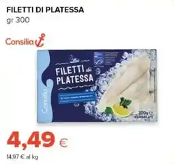 Oasi Filetti di platessa Consilia offerta