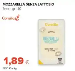 Oasi Mozzarella senza lattosio Consilia offerta