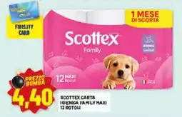 Risparmio Casa Scottex carta igienica family maxi offerta