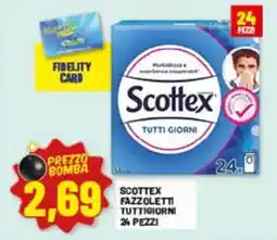 Risparmio Casa Scottex fazzoletti tutti giorni offerta