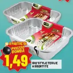 Risparmio Casa Gio' style teglie assortite offerta