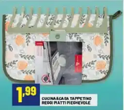 Risparmio Casa Tappetino reggi piatti pieghevole offerta