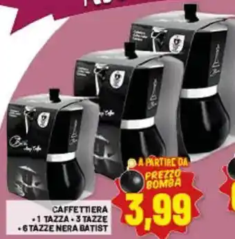 Caffettiera Nera Batist