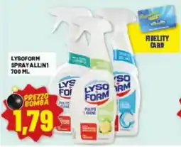 Risparmio Casa Lysoform spray all in 1 offerta