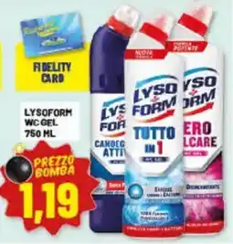 Risparmio Casa Lysoform wc gel offerta