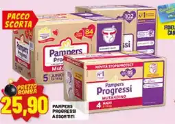 Risparmio Casa Pampers Progressi Mutandino offerta