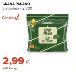 Oasi Grana Padano grattugiato Consilia offerta