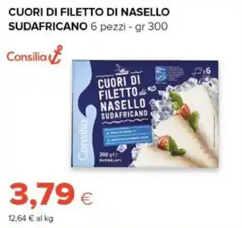 Cuori di filetto di nasello sudafricano Consilia