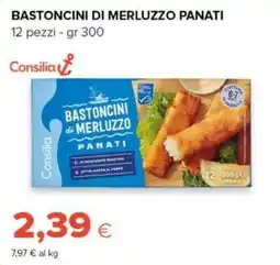 Oasi Bastoncini di merluzzo panati Consilia offerta