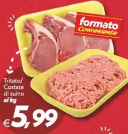 Iper Super Conveniente Tritato/Costate di suino offerta