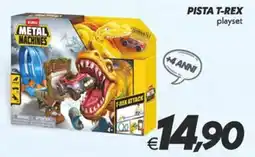Iper Super Conveniente Zuru Metal Machines Pista T-Rex playset offerta