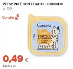 Oasi Petsy paté con fegato e coniglio offerta