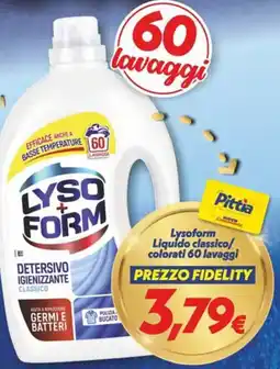 Iper Super Conveniente Lysoform Detersivo igienizzante classico offerta