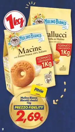Iper Super Conveniente Mulino Bianco Biscotti classici offerta