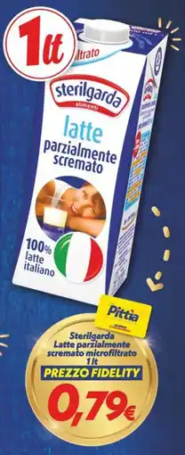 Iper Super Conveniente Sterilgarda latte parzialmente scremato offerta