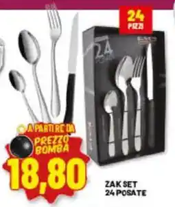 Risparmio Casa Zak set 24 posate offerta