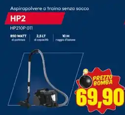 Risparmio Casa Aspirapolvere a traino senza sacco HP2 offerta
