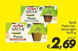 Iper Super Conveniente Saclà Pesto senza aglio offerta
