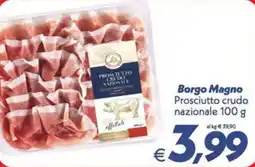 Iper Super Conveniente Borgo Magno Prosciutto crudo nazionale offerta