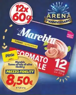 Iper Super Conveniente Tonno all'olio di oliva Mareblu offerta