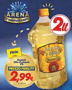 Iper Super Conveniente Olio di semi di girasole Desantis offerta